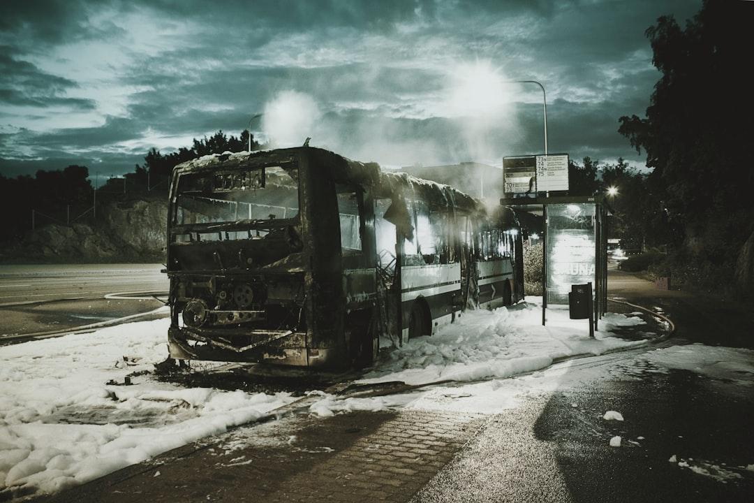 Black bus near trees during daytime from Hans Eiskonen on Unsplash