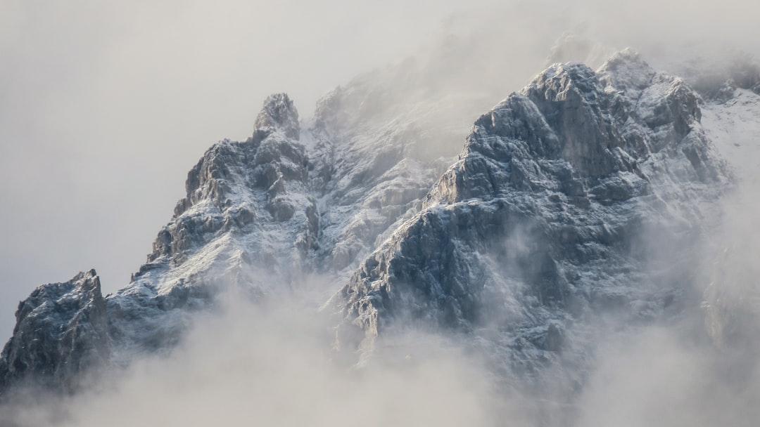 Mountain with fogs from Paul Pastourmatzis on Unsplash