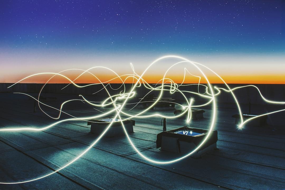 Time lapse photography of square containers at night from Federico Beccari on Unsplash