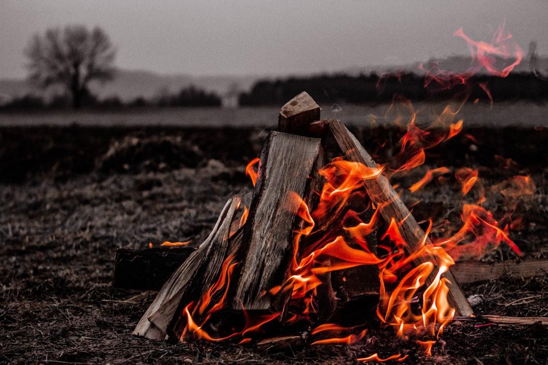 Brown bonfire on gray field from Marko Horvat on Unsplash Hỏa hoạn
